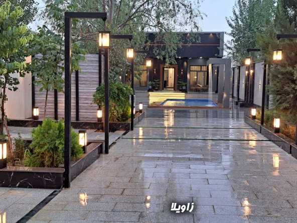 500 متر ویلا شهرکی مبله در سپیدار لشکرآباد (نمای ویلا)
